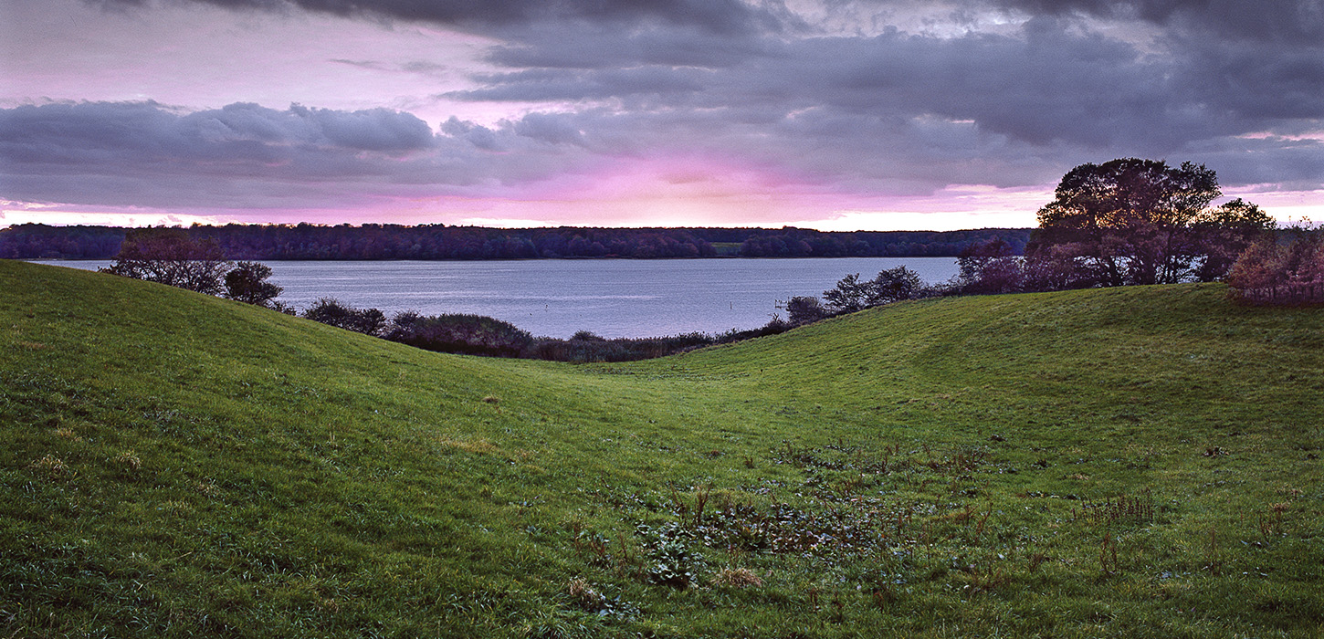 Solopgang over Fænø Gods - Middelfart