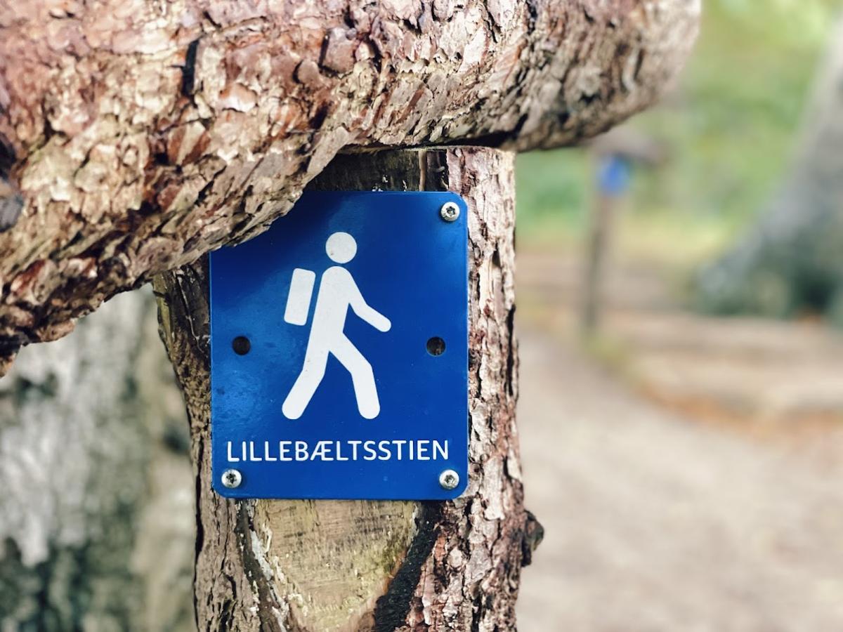 Skilt der viser vej på Lillebæltsvej