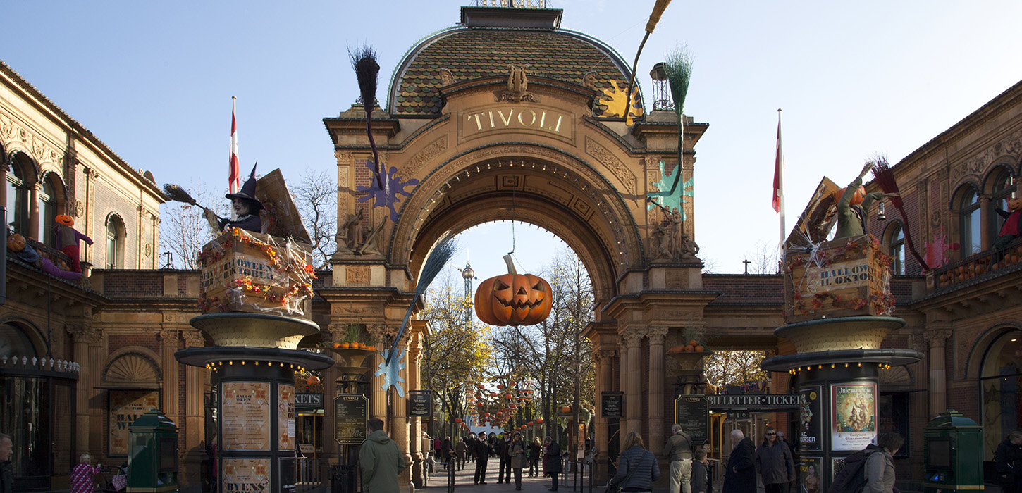 Tivoli i København - Den flotte hovedindgang