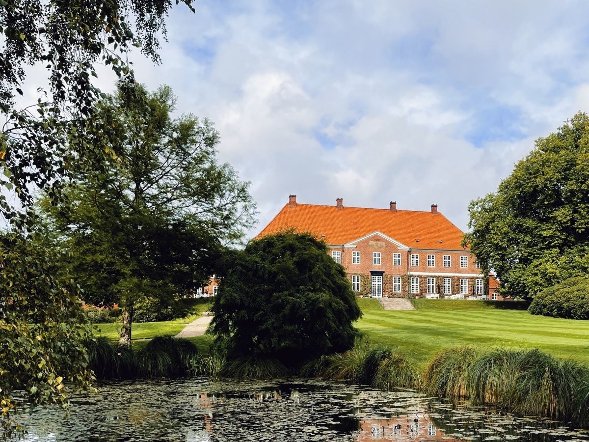 Slotsparken ved Hindsgavl Slot i Middelfart