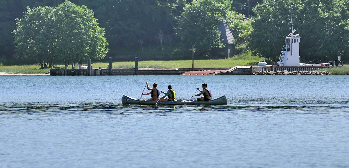 Kanotur på Fænøsund ved Middelfart