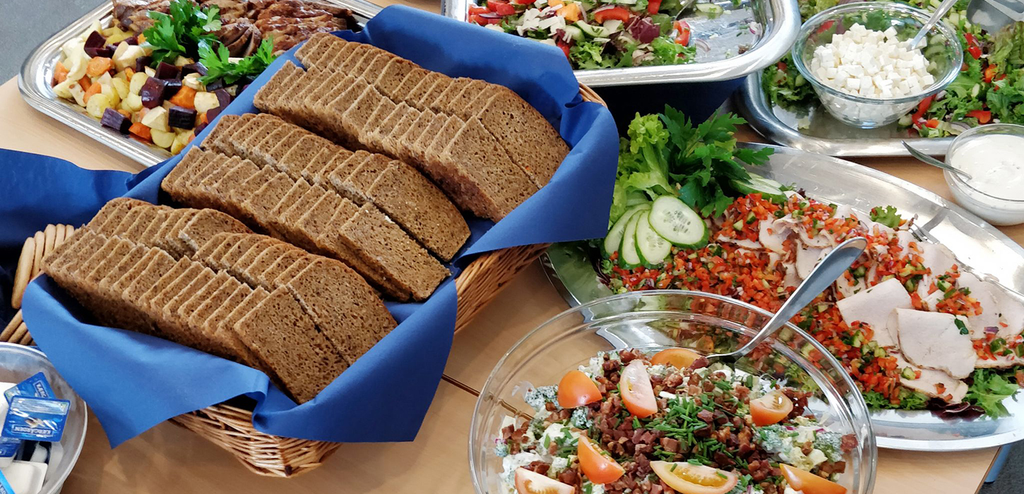 Lækker buffet i forbindelse med dit møde