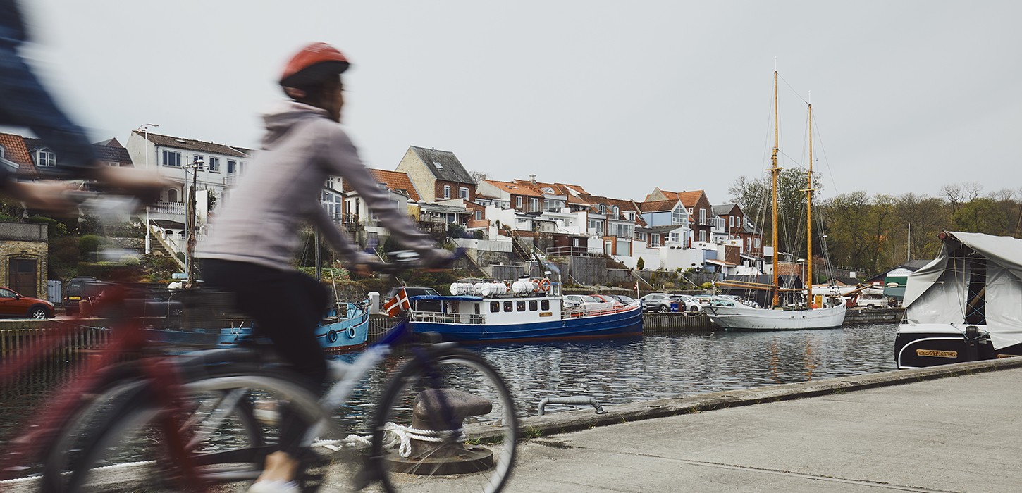 Den gamle havn i  Middelfart - cykler