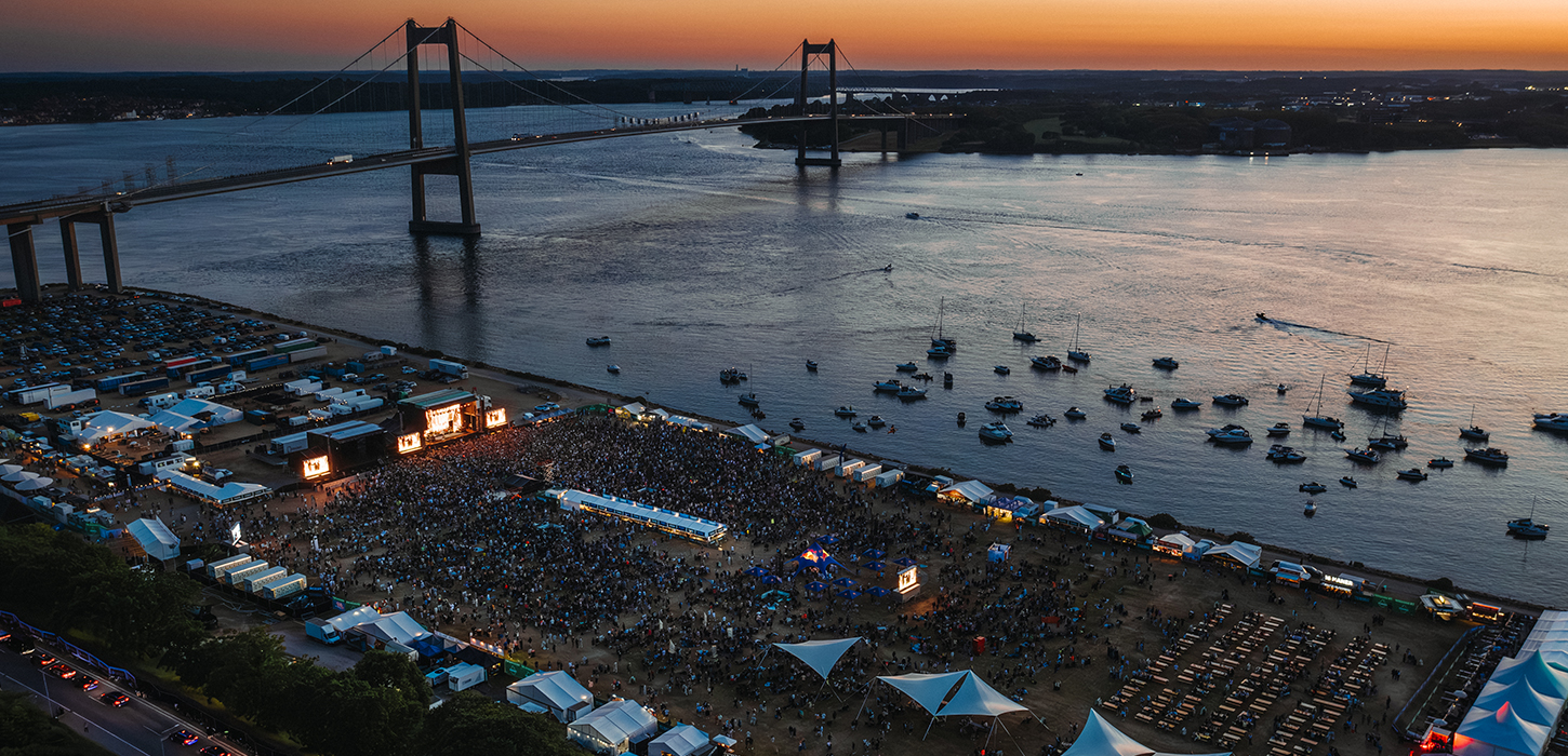 Aftenstemning Rock under broen