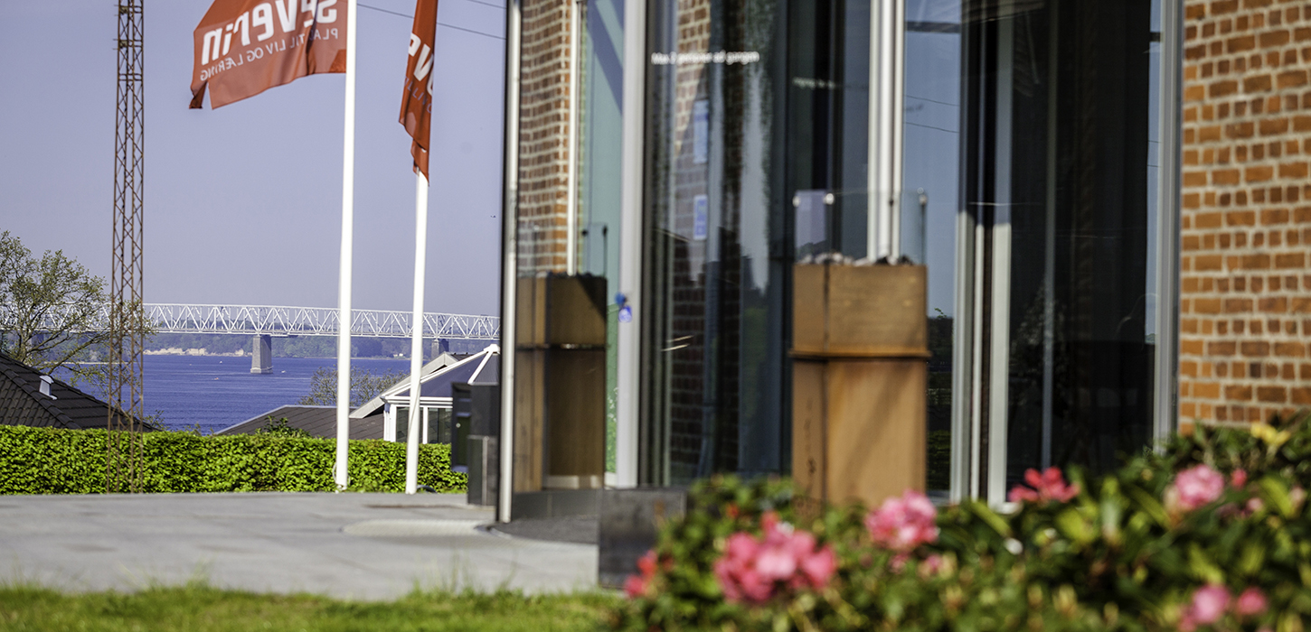 Indgangen til Severin med udsigt ned til den Gamle Lillebæltsbro