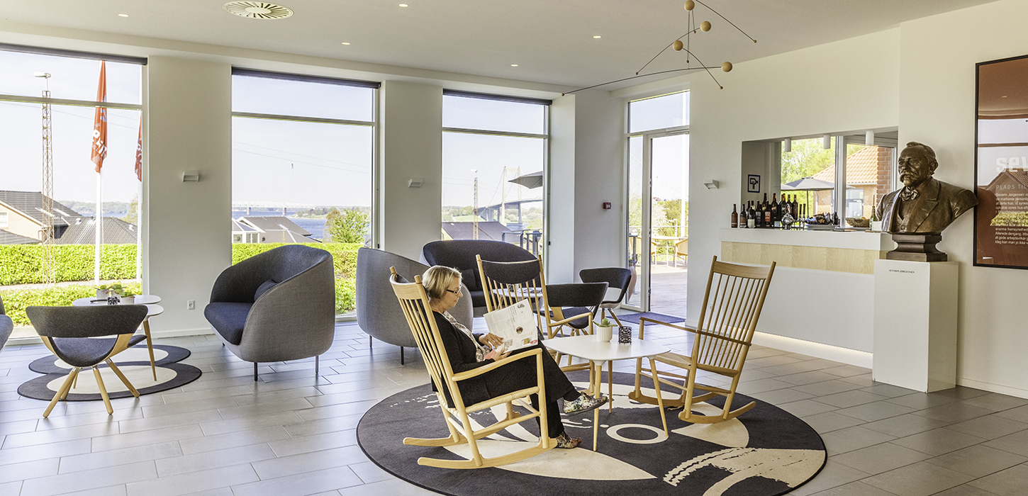 På Severin finder du flere rolige oaser