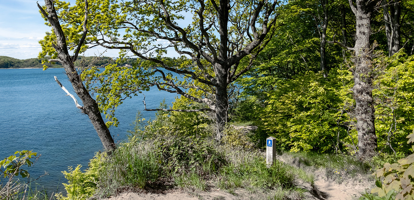 Smuk udsigt fra Lillebæltstien ved Galsklint i Middelfart