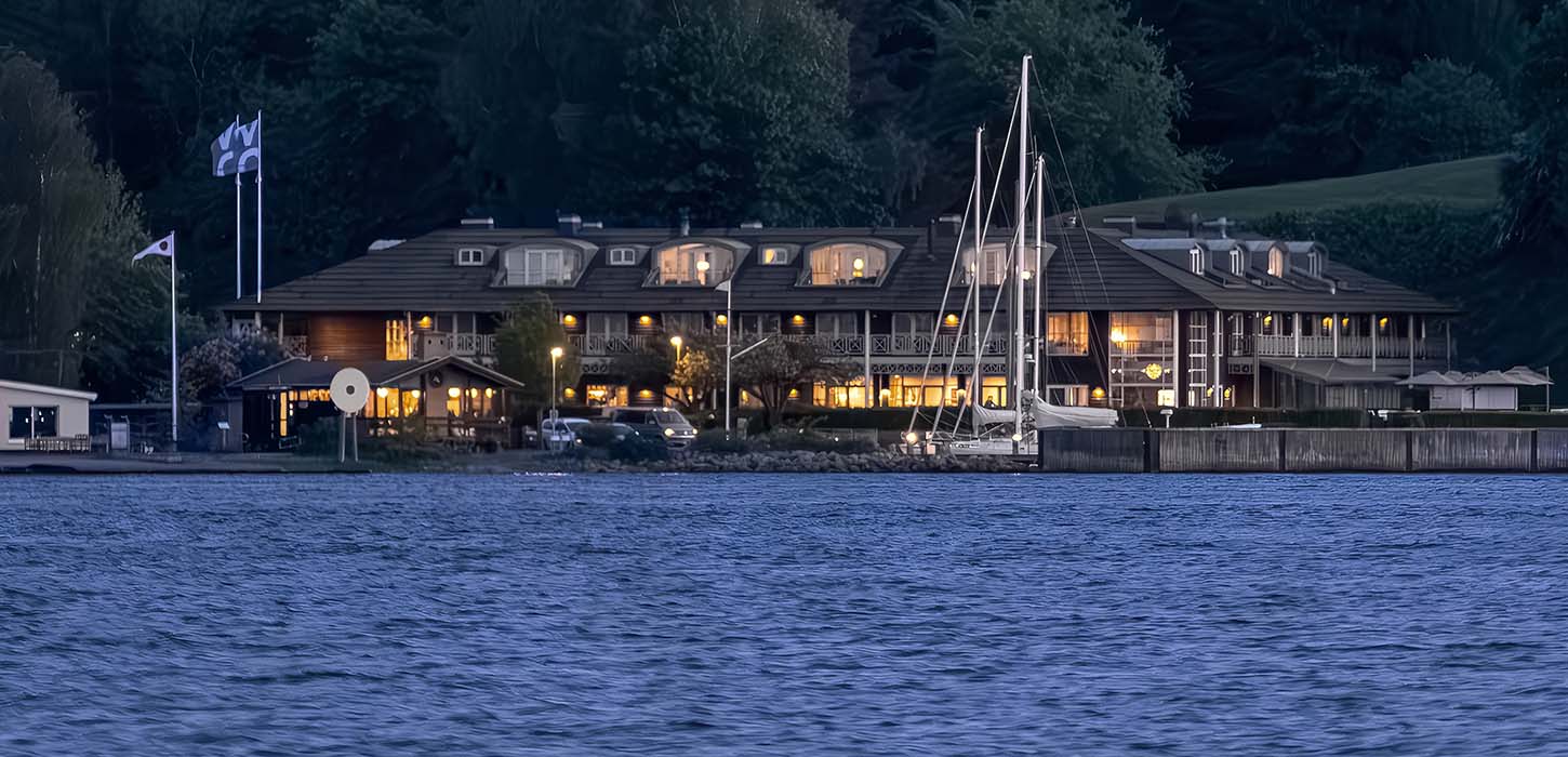 Aftenstemning ved Kongebro Havn i Middelfart